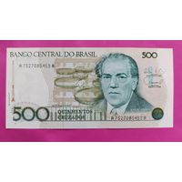 Бразилия. 500 крузадо. UNC.