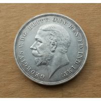 Великобритания, крона 1935 г., серебро 0.500, 25 лет царствования Георга V (1910-1936)