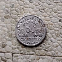 50 сантимов 1942 года Франция. Режим Виши.