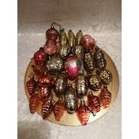 ЕЛОЧНЫЕ ИГРУШКИ СТЕКЛО СССР