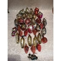 ЕЛОЧНЫЕ ИГРУШКИ СТЕКЛО СССР