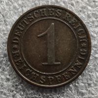 Германия 1 рейхспфенниг  1935 г.  Веймарская республика (рейхсмарка)