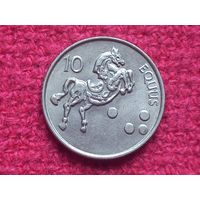 Словения 10 толаров 2000 г.