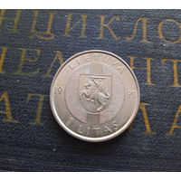 1 лит 1999 Литва 10 лет Балтийскому пути #14 aUNC