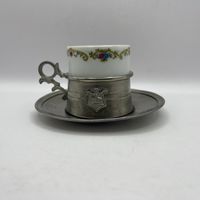 Кофейная пара ручной работы. Италия. Арт 3244