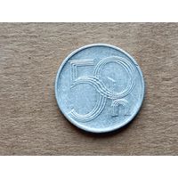 Чехия 50 геллеров, 1993г. (D-107)