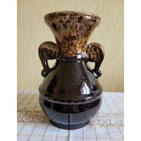 Ваза/амфора, обливная керамика. Винтаж.