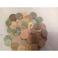 Монеты Германия. 50 шт. Не чищены