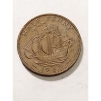 Великобритания 1/2 пенни 1965
