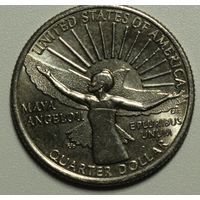 США, 25 центов, Майя Анжелу, 2022 год