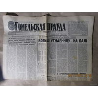 Газета "Гомельская прауда" за 1967 и 1985 год