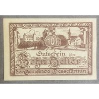 Нотгельд Австрия Дессельбрунн, 10 геллеров 1920 год