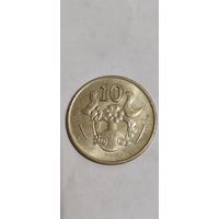 Кипр 10 цент 1992
