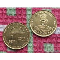 Бруней 1 сен 2017 года, UNC. "50 лет правления Хассанала Болкиаха". Редкая. Зонтик.