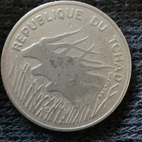 Чад 100 франков, 1971 г., KM# 2