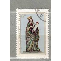 PIEKNA MADONNA. 1 марка. Религия, гаш. Польша.