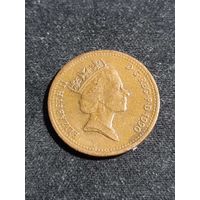 Великобритания 1 пенни 1990
