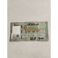 1000 ливров Ливан.