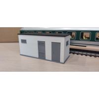 Электрощитовая железнодорожная, масштаб 1/87.