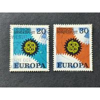 Германия 1967. Европа (C.E.P.T.) 1967 - Шестерёнки. Полная серия