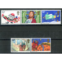 Великобритания - 1981г. - Рождество - 5 марок - полная серия, MNH [Mi 895-899]. #3-GB-Z-1-12