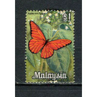 Малайзия - 1970 - Бабочки 1$ - [Mi.67] - 1 марка. Гашеная.  (LOT Gv20)-T3P31