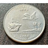 США , 2004    D    Квотер штата Флорида    ( 1-7-6 )