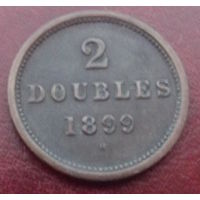 Гернси. 2 дубля 1899