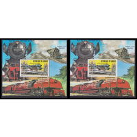 1981 Джибути  Локомотивы   ТРАНСПОРТ MNH