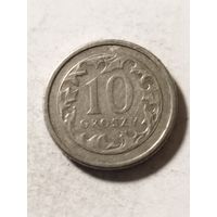 Польша 10 грошей 2007