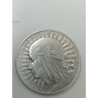 5 злотых 1933. ЯДВИГА