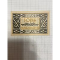 10 пфенингов (нотгельды) г. Германия.-1412