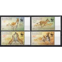 Казахстан 2001. Фауна WWF. Куланы. 4 марки (193)