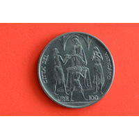 Ватикан 100 лир 1968 с 1 руб