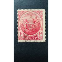 Великобритания\259с\Барбадос. 1916. Аллегория.