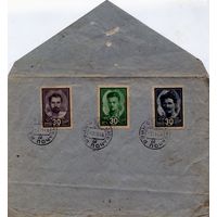 СССР, 1944, КОНВЕРТ с наклен. марками  герои гражданской войны