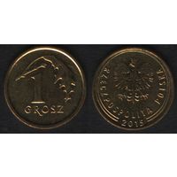 Польша y923 1 грош 2015 год (Cross) (_alb2