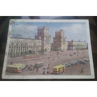 1954 год Минск Вокзальная площадь