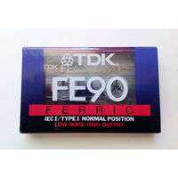 Аудиокассета. TDK FE-90EB. Новая. В упаковке #005