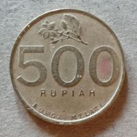 Индонезия 500 рупий 2000 г., KM# 59 ю