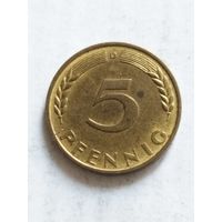 Германия 5 пфенинг 1950 D