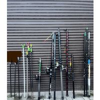 7 удочек + 7 катушек + очень много мелочёвки