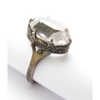 Все лоты с рубля.Кольцо с камнем,серебро 875 проба,СССР,камень слегка розовый.