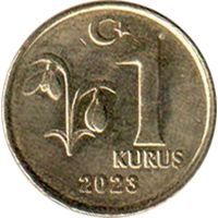 Турция 1 куруш, 2023 UNC