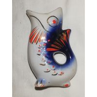 Статуэтка-стопка "Рыбка", из набора, фарфор, СССР