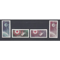 Космос. Исследования Марса. Вьетнам. 1963. 4 марки б/з. Michel N 258-261 (19,0 е)