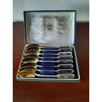 Чайные ложки серебро 875 пробы.