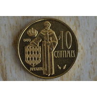 Монако 10 сантимов 1977