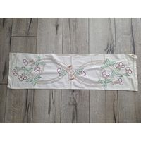 СТАРАЯ ВЫШИВКА-ДОРОЖКА. ВИШНИ.