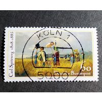 Марка Германия 1985 год 100 лет со дня смерти Карла Шпицвега